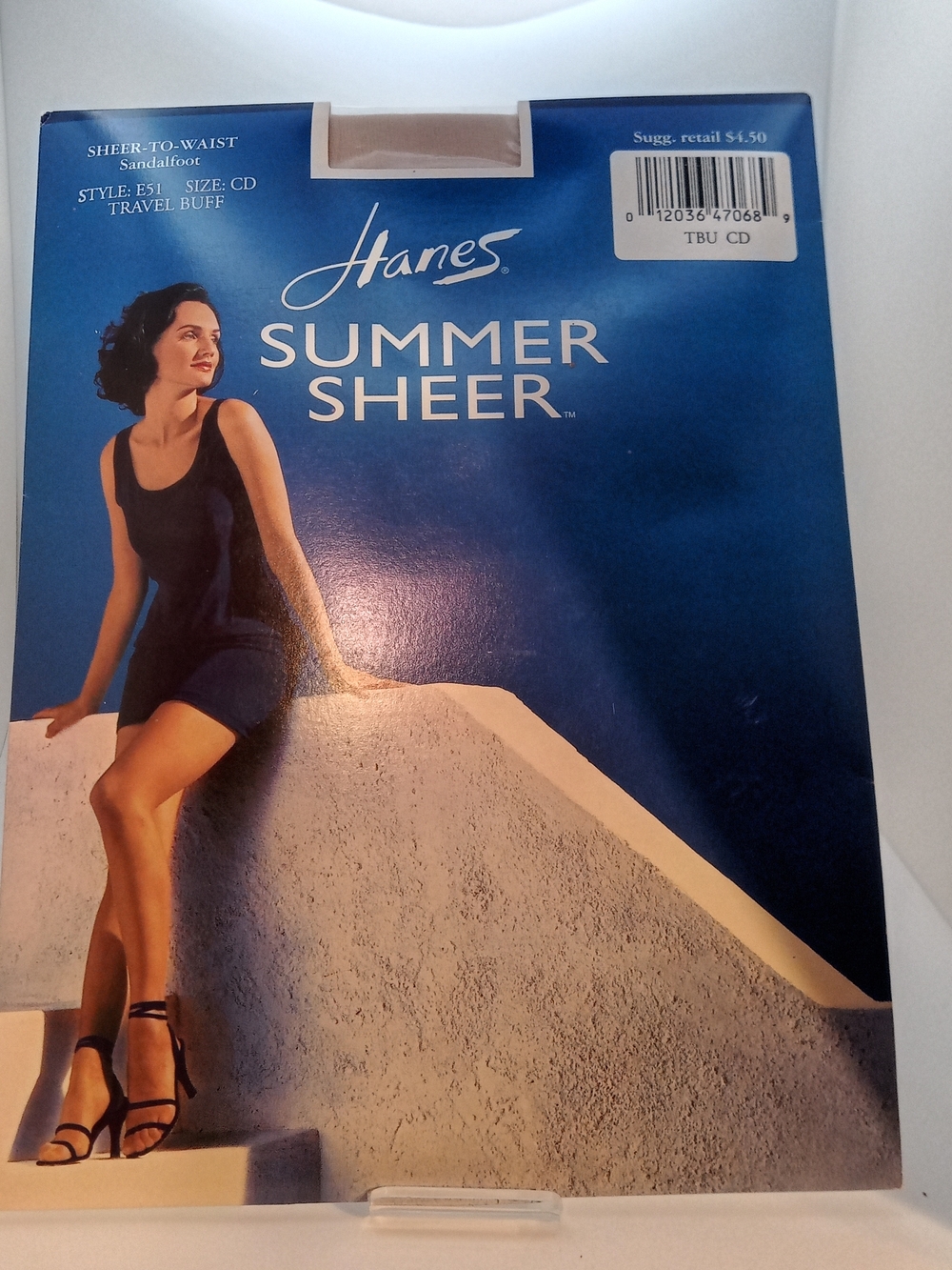 Bundle 3 for $15 Hanes Vintage Sheer-To-Waist Sandalfoot Pantyhose E51 Sz CD!